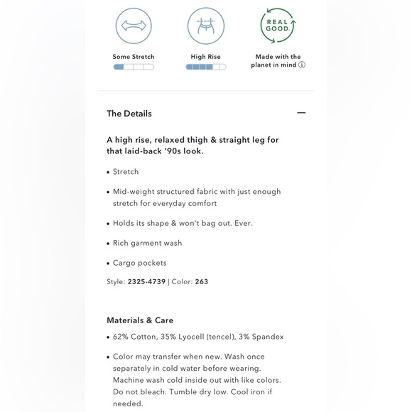 American Eagle Outfitters Stretch Cargo Straight Pant Women’s 8 Short - Picture 4 of 8